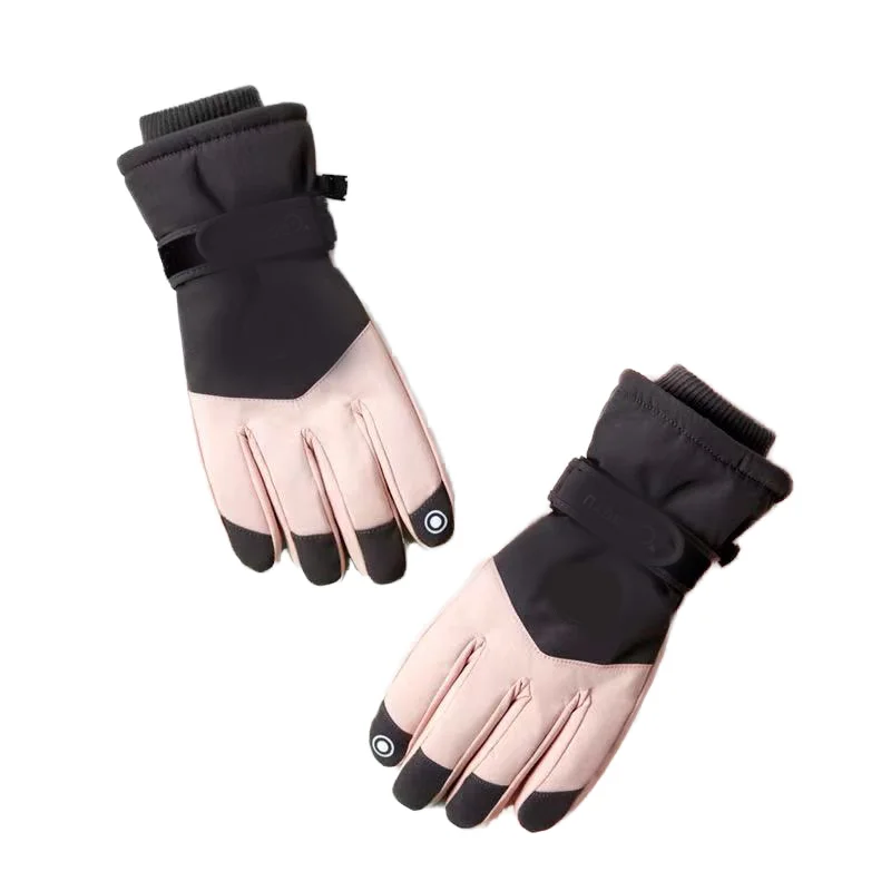 قفازات شتوية جديدة مقاومة للرياح مقاومة للماء تعمل باللمس للرجال والنساء مع قفازات ركوب الدراجات الخارجية السميكة من الصوف