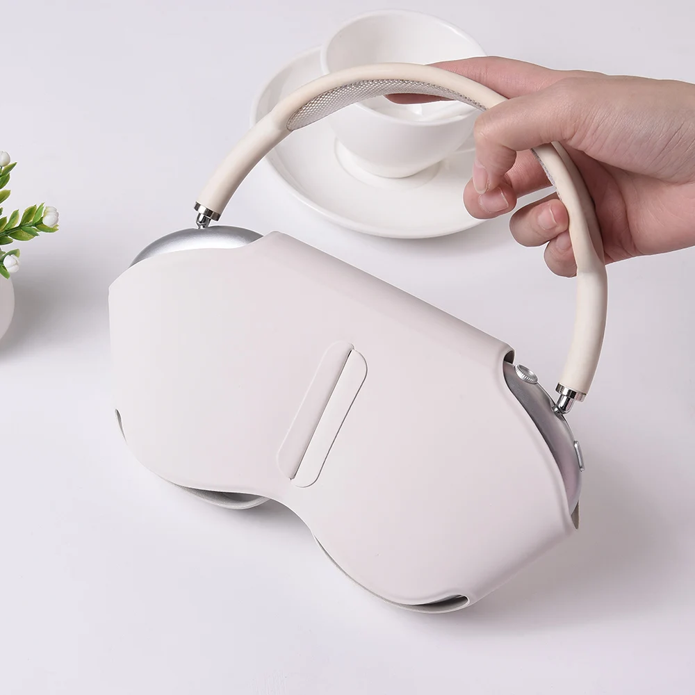 حافظة لهاتف AirPods Max غطاء حماية لسماعات الأذن الذكية لأجهزة Apple AirPods Max حافظات جلدية ناعمة لسماعات الرأس ملحقات Coque