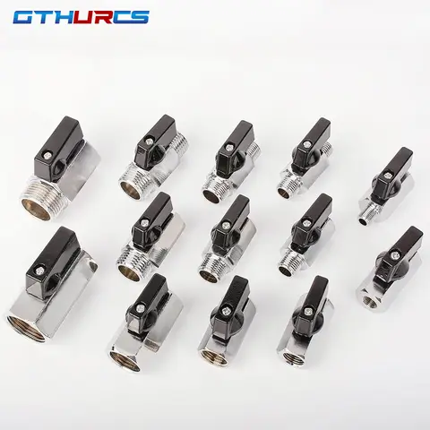 미니 황동 볼 밸브 1/8