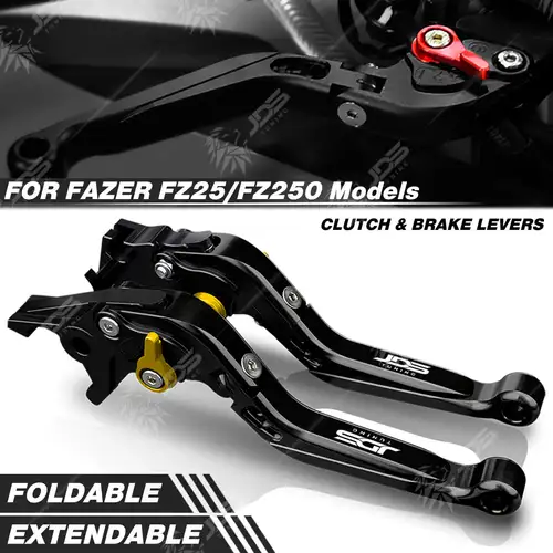 Para Yamaha FAZER FZ25/FZ250 Juego de Manetas Freno y Embrague Abatible Extensible Regulables Maneta Leva Freno Embrague Palanca Accesorios para Motocicletas Piezas
