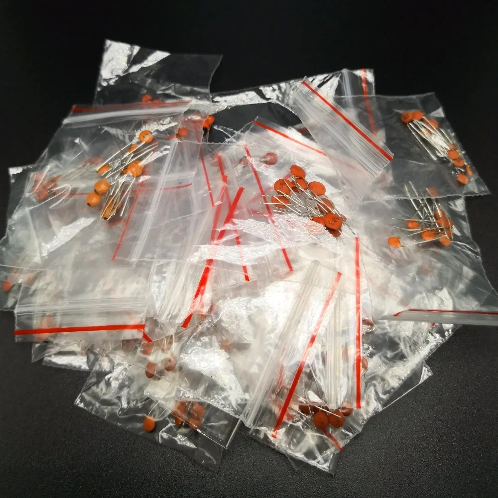 300pcs/lot 50V 2PF-0.1UF 30 valuesX10pcs ceramic capacitor Assorted Kit Electronic Components Package 2pF 30pF 100pF 1nF 10nF