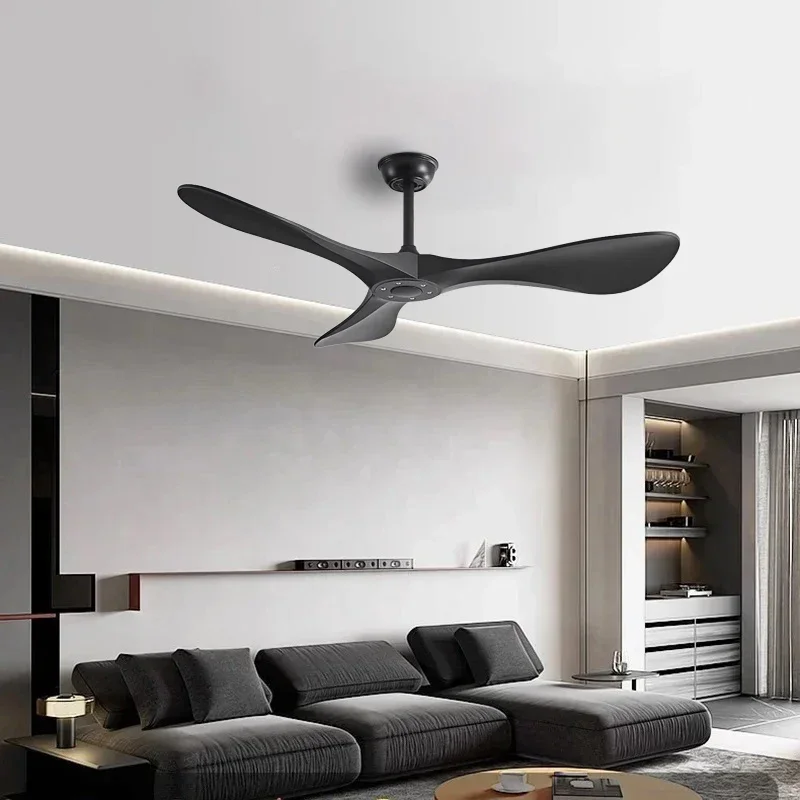 52Inch Ceiling Fan 3 ABS Strong Blade DC 35W Restaurant Fan Support Remote Control 110V 220V Industrial Vintage Ceiling fans