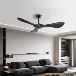 52Inch Ceiling Fan 3 ABS Strong Blade DC 35W Restaurant Fan Support Remote Control 110V 220V Industrial Vintage Ceiling fans