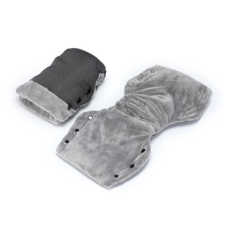 J15U Stroller Handle Hand Warmer Soft Warm Gloves for Parents Comfortable Hand Muff
