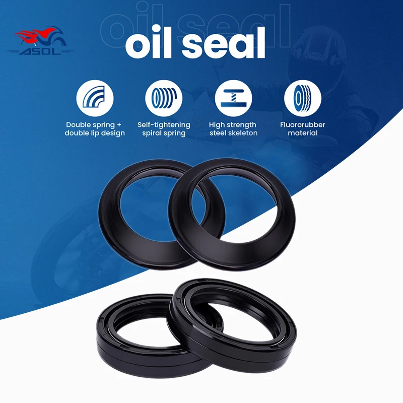 39x52x11 39*52 Front Shock Fork Damper Oil Seal 39 52 Dust Cover Lip For Harley Davidson XLH883 Sportster Hugger 2000-03 XLH 883