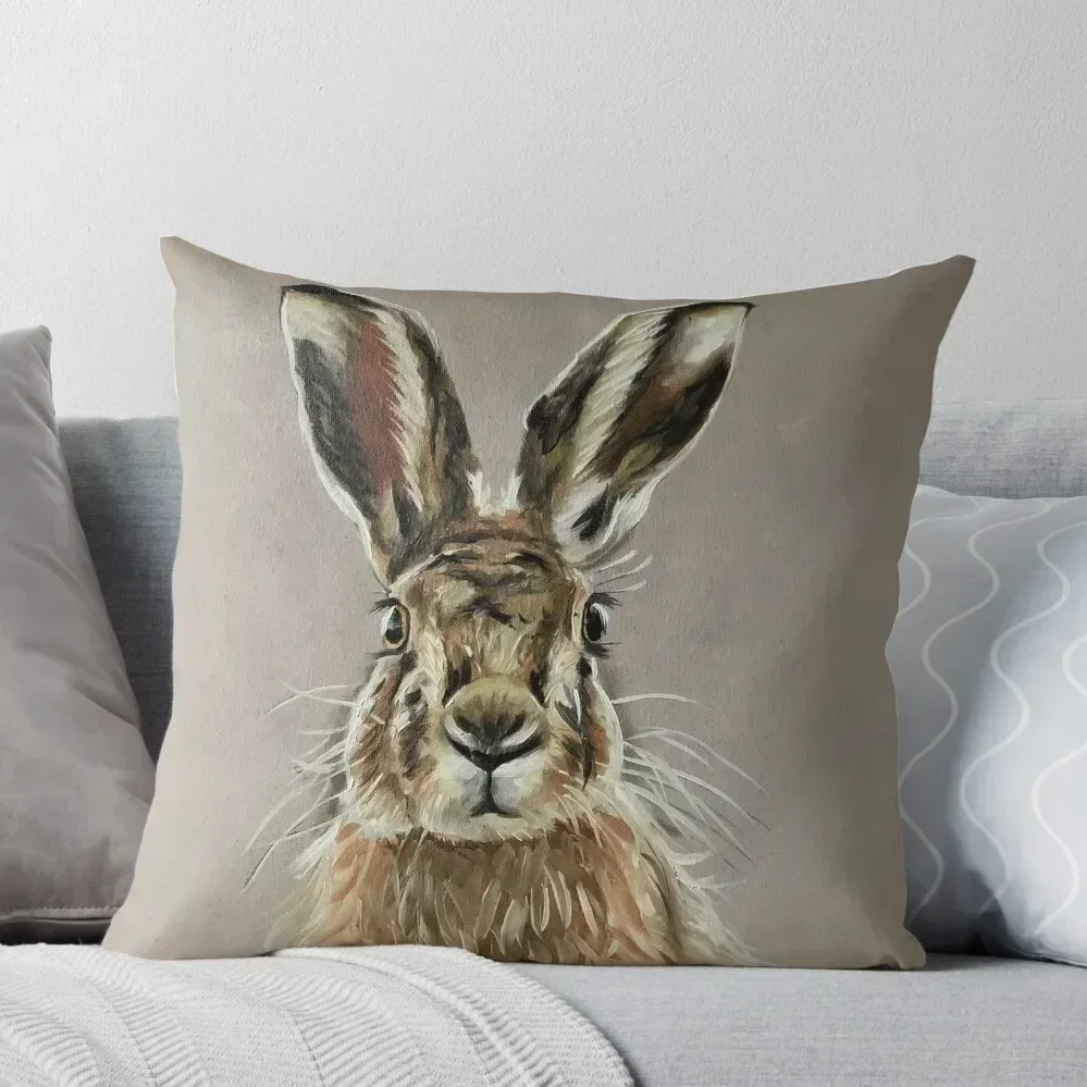 

Hare Throw Pillow New year Sofas Covers Cusions Cover pillow