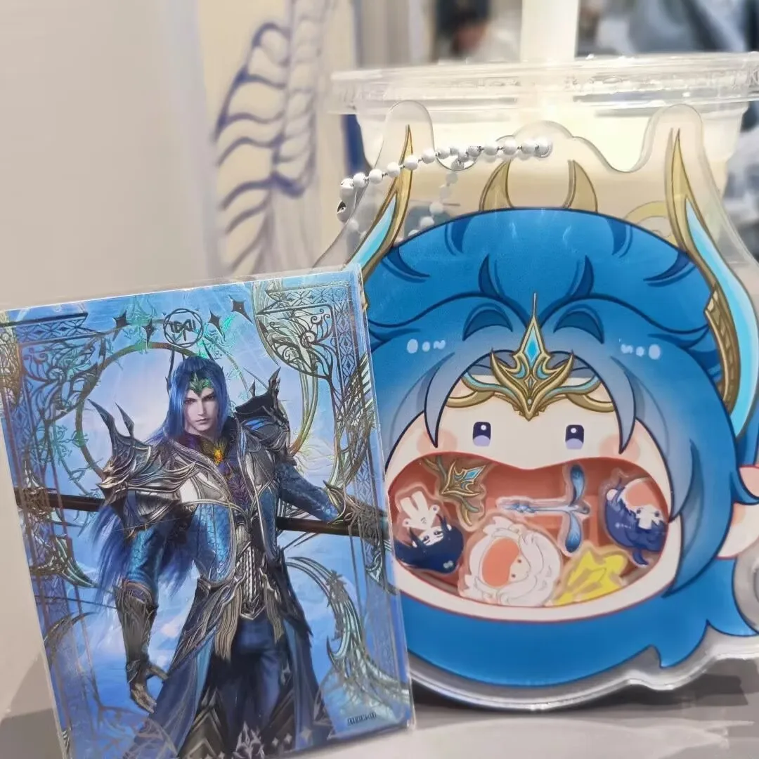 

"Battle Through the Heavens" Tang SAN Xiaowu, anime fan-made acrylic shaking peripheral large-mouth keychain bag pendant