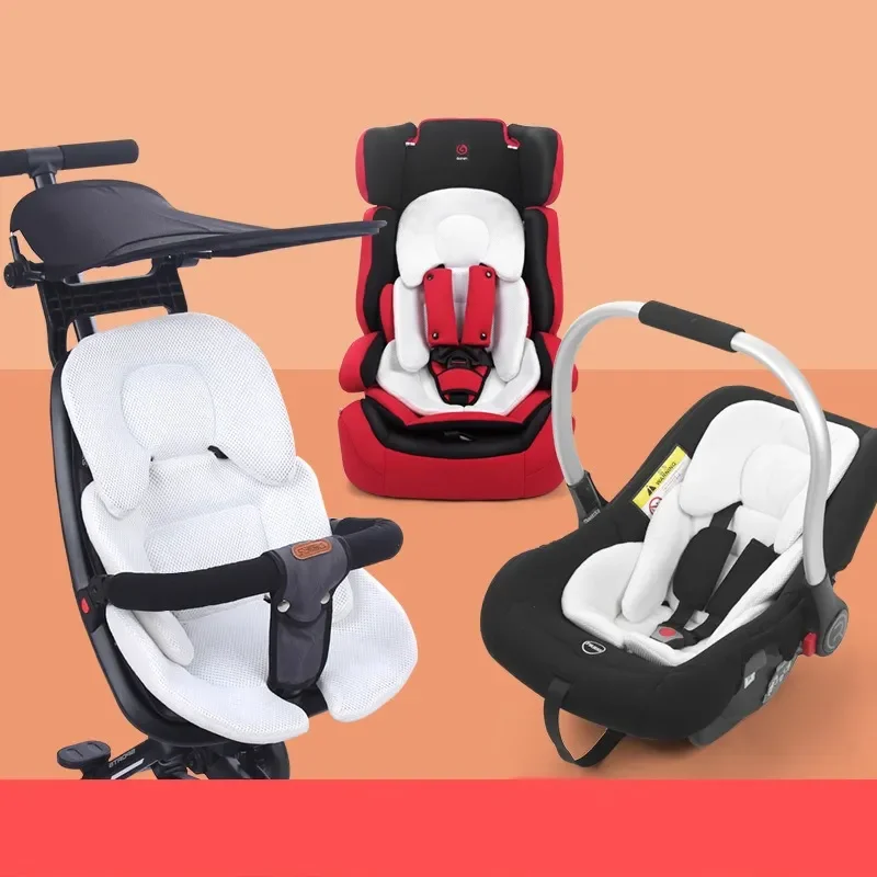 Baby Stroller Cushion Car Seat Insert Universal Baby Stroller Pad Pillow Mattress Breathable Mesh Liner Mat Praml Body Support