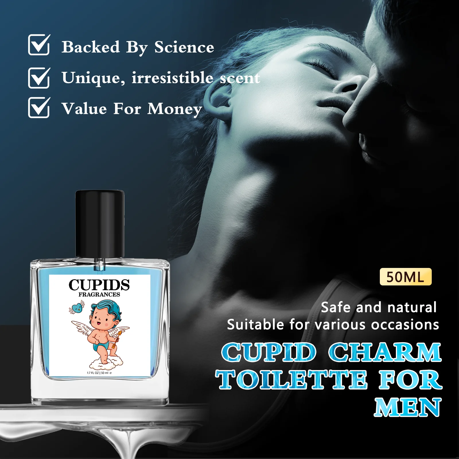 Unique Male Pheromone Body Mist Irresistible Scent Deepen Charm Male Pheromone Perfume NOTICED