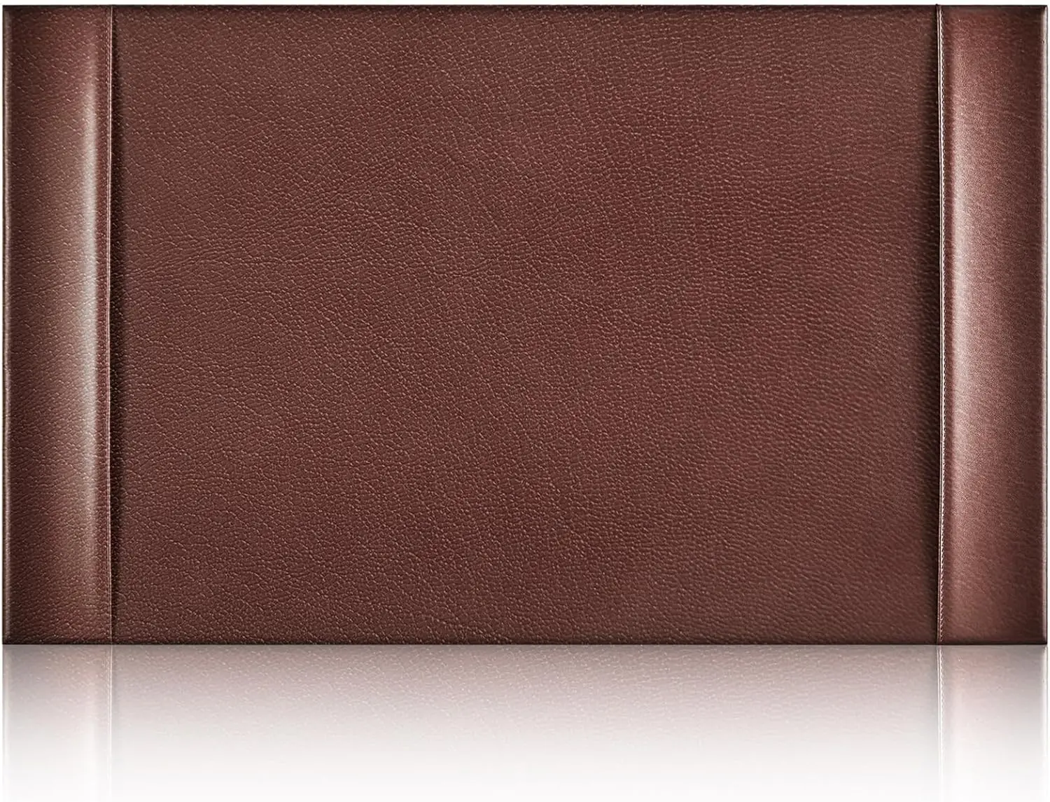 

Leather Desk Pad Protector with Side Rails, Executive Office Mat for Home Workspace, Writing Surface, Mouse & Keyboard Pad