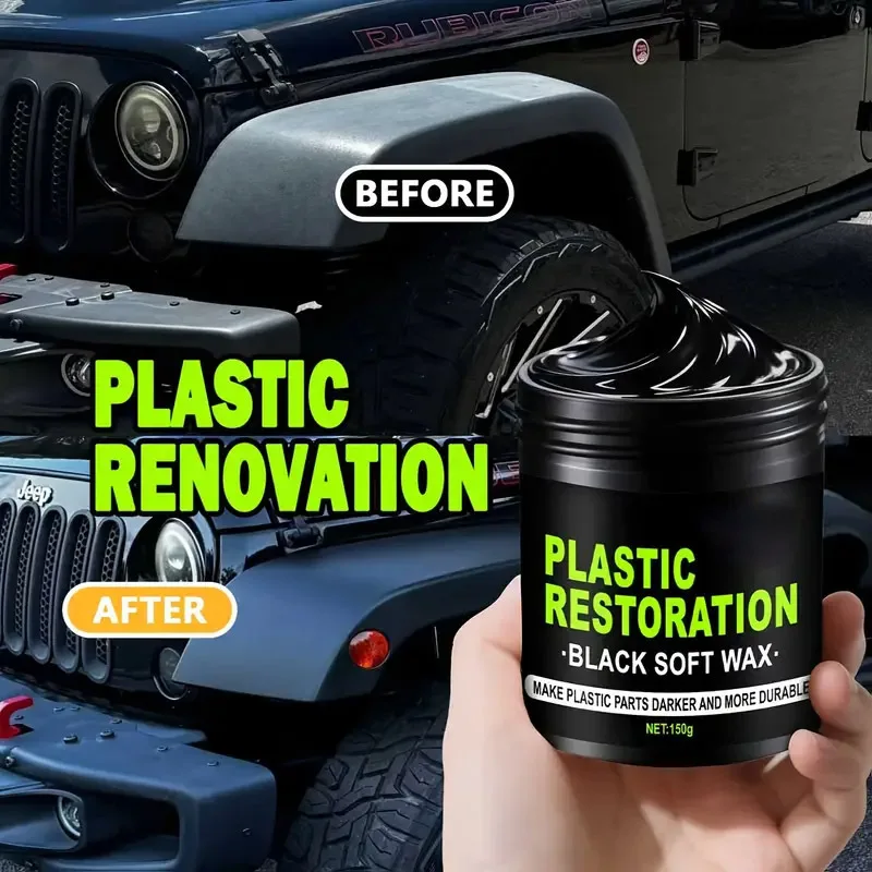 

Automotive Plastic and Decorative Repair Agents Return To Black, UV Resistant, Long-lasting Ceramic Coating Renovation Paste