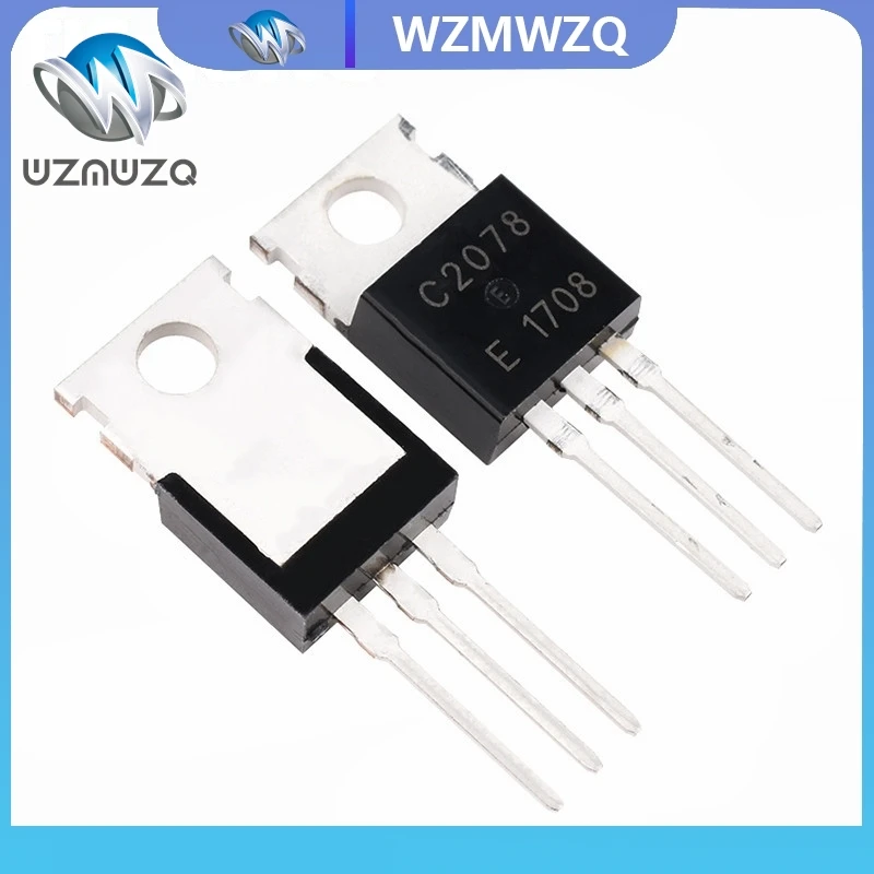 10 peças c2078 to220 2sc2078 to-220 2078 3a 80v