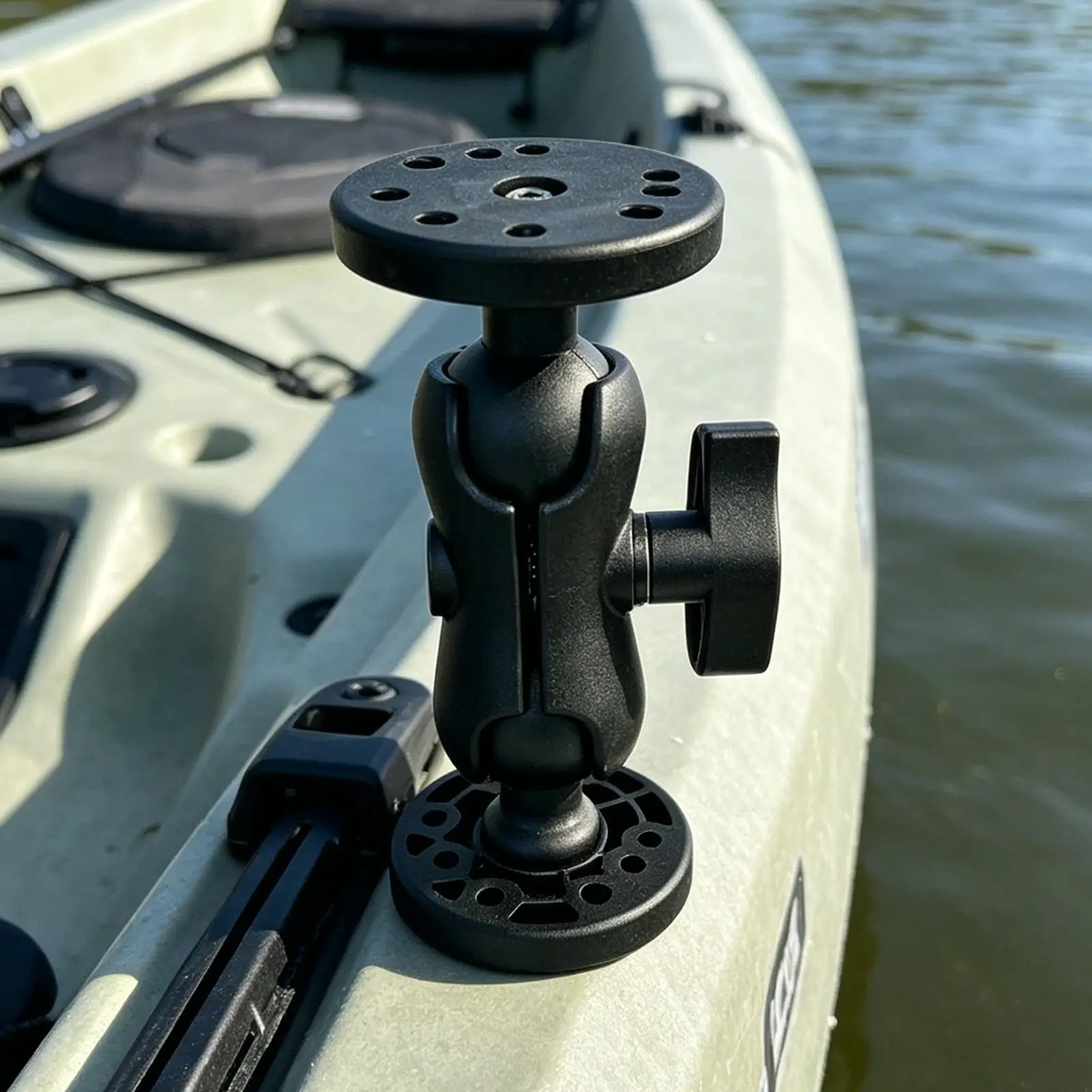

Kayak Fish Finder Mount 360 Degree Adjustable Kayak Transducer Holder Fish Finder Mounts for Boats for Boat Fishing Lake River