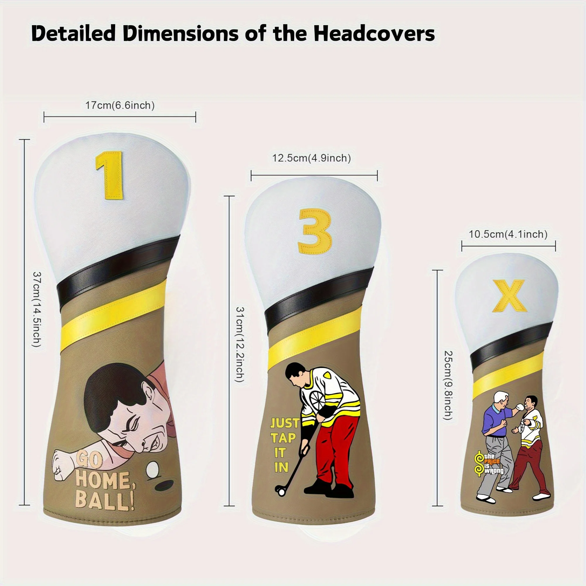 3 Pcs Gimore Golf H… - image