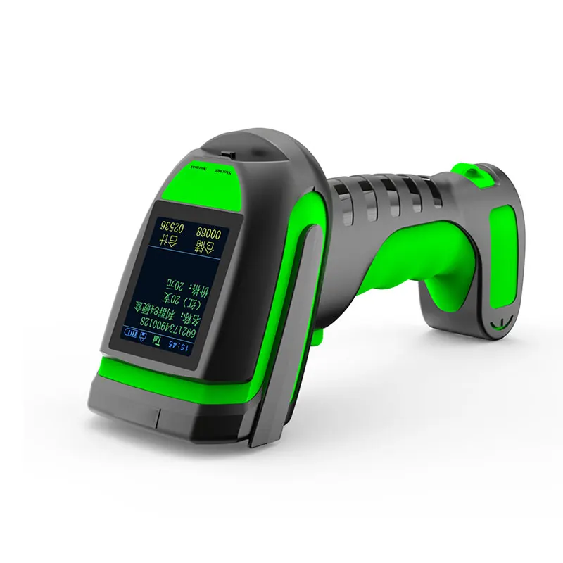 Industrial ABS Material 5000 Times Rolling for 1.77 Inch Display 2D USB Stock Rugged Barcode Scanner for Asset Tracking