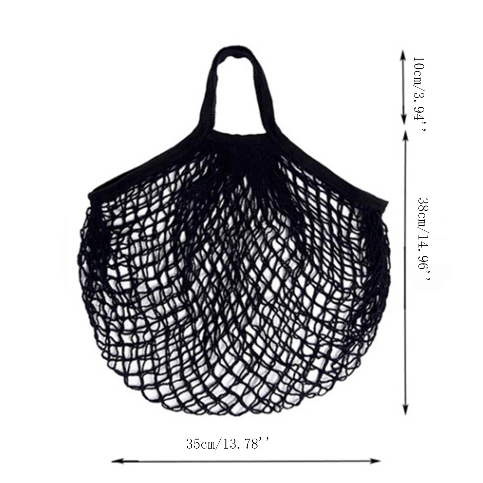 1/10 PC Mesh Net Turtle Bag String Shopping Bag borsa riutilizzabile per la conservazione della frutta novità