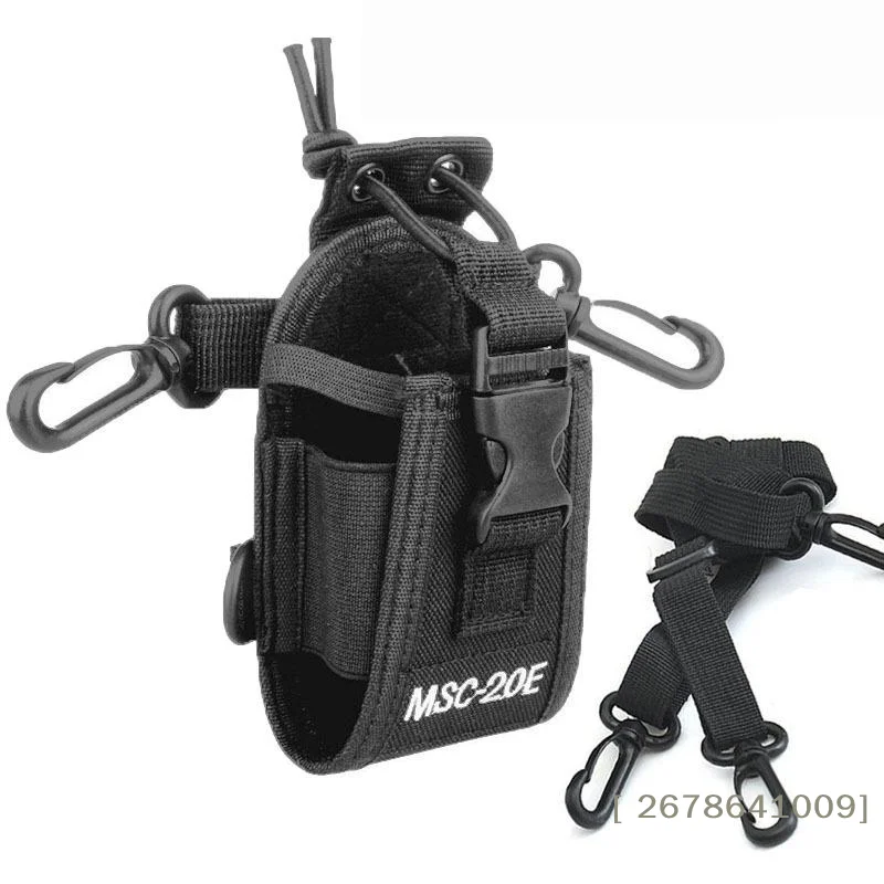 

⚑1 Set Waist Bag Holder Pocket MSC-20E Molle Radio Walkie Talkie Pouch Interphone Holster Carry Bag For Hunting Camp