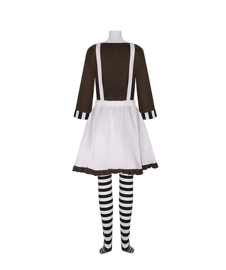 Oompa Cosplay Costume Loompa Movie Chocolate Clown Disguise Set Uniform Dress Suit Women Men Halloween Carnival Party Clothes
