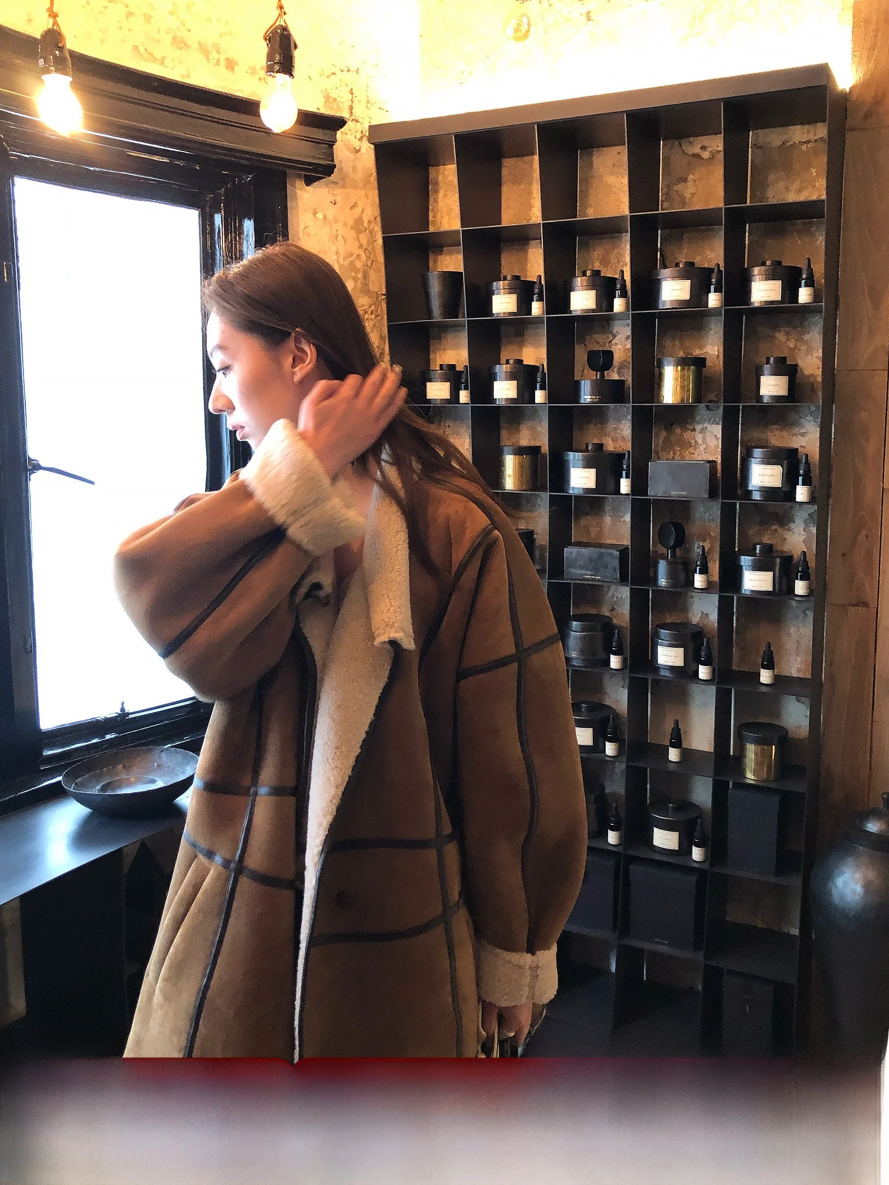 

Gakee Official i Color Suede Lamb Fur Women's Winter New High-End Feelings Outerwear Casual Loose Fit Warmth Long Sve Coat