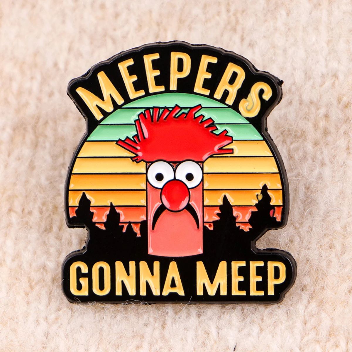 الكرتون تحت عنوان المينا دبوس روح الدعابة بروش الصنوبر التلبيب شارة بدبابيس على ظهره الملابس والاكسسوارات مجوهرات الأزياء أصدقاء الهدايا #5