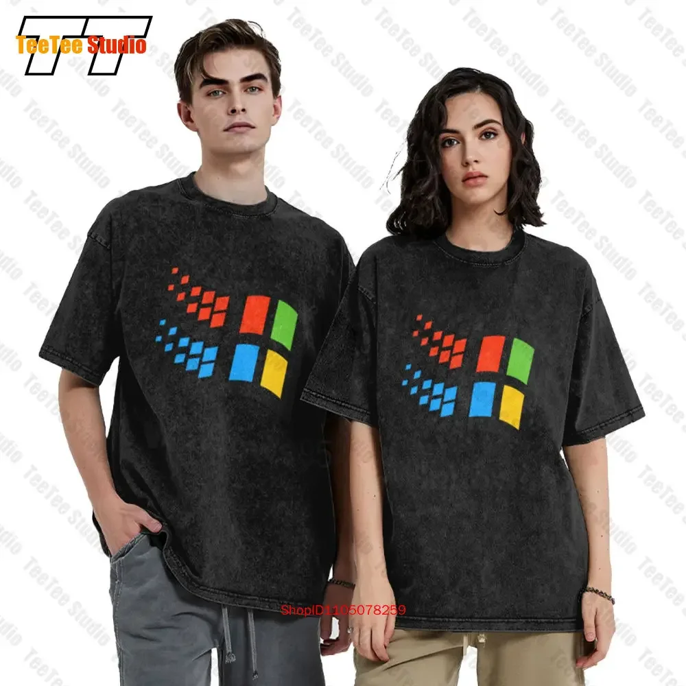 R1 Windows 95 Time To Back To The Vintage Oversized T-Shirt R8OG