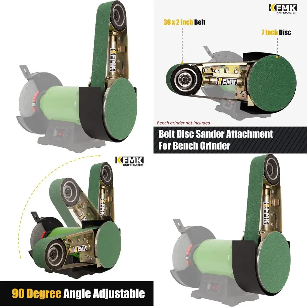 

Усовершенствованный ленточно-шлифовальный станок 2x36 для настольного станка 8 с 7 дисками, патрон 5/8, модель BD3627B