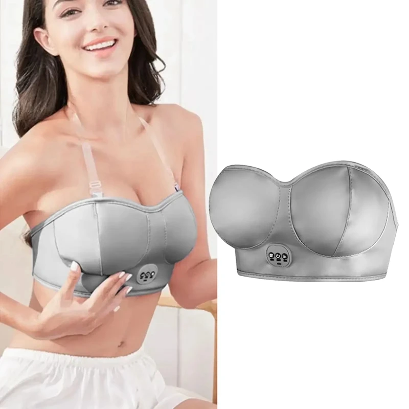 Elektrisches Brustmassagegerät BH Vibration Brustmassagegerät Brustvergrößerungsinstrument Brustheizung Stimulator Maschine