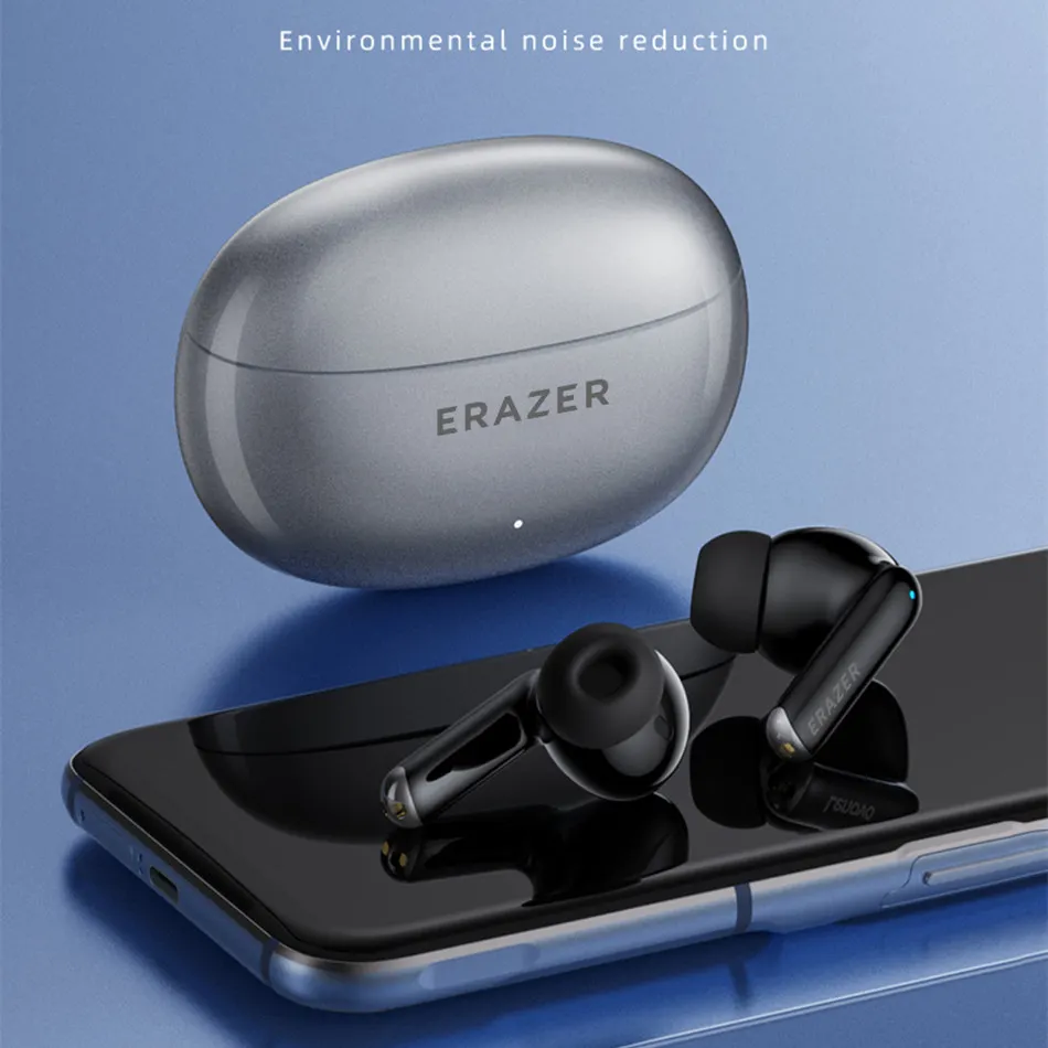 5PCS ERAZER XT88Pro TWS Wireless Earphone Bluetooth 5.3 Dual Stereo Noise Reduction Bass Touch Control Long Standby 250mAH