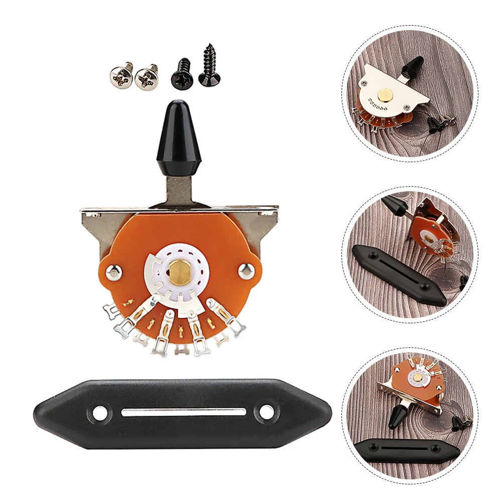 

Guitar Switch Accessories Electric Toggle Lever Cover Pickup Selector Component 5-way Replace