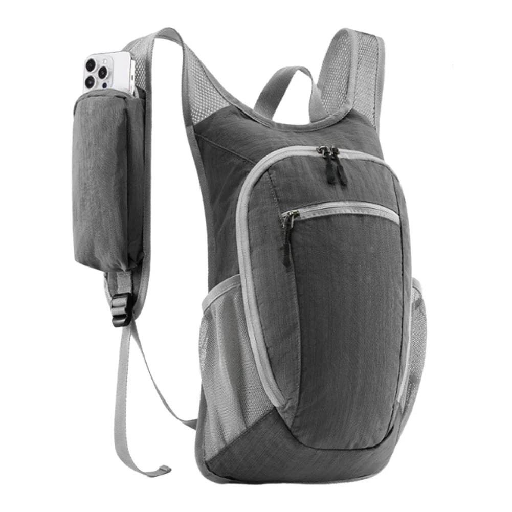 Sac à dos de voyage pliable et portable de 10L pour hommes et femmes, sac à dos léger et pliable, résistant à l'eau, pour la randonnée et le cyclisme