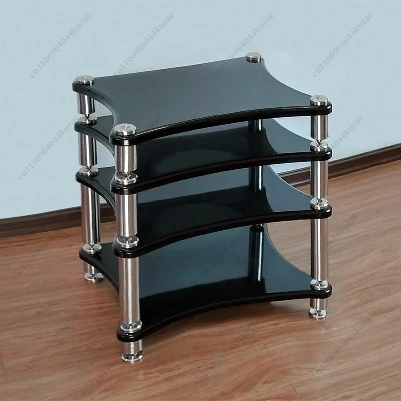Complete HiFi Audio Rack & Amplifier Cabinet with Shock Absorber Isolator Feet Spikes