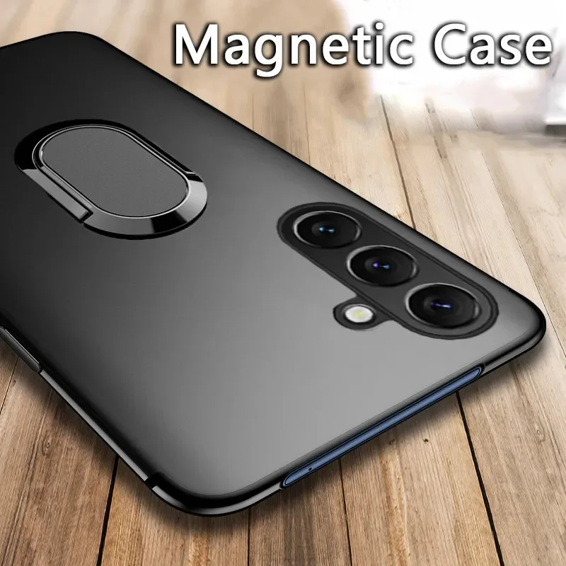 Skinlee Case For Samsung Galaxy S26 FE Plus Ultra Car Magnetic Ring Shockproof Shell For Samsung Galaxy S26 FE Plus Ultra Cover
