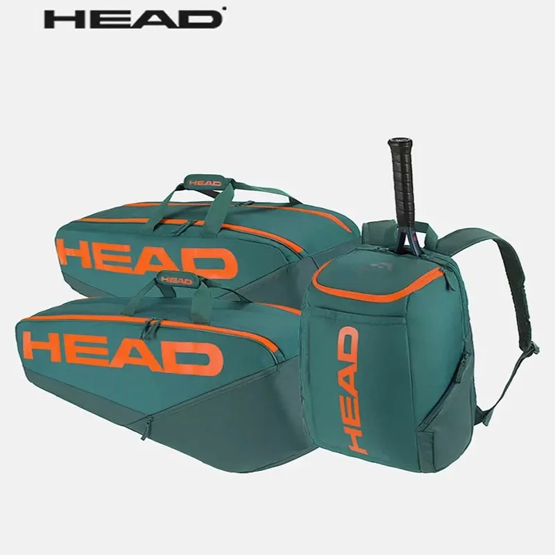 2024 Original HEAD Tennis Bag Radical PRO Series Tennis Backpack Padel Racket Tennis Sports Backpack Badminton Tennis Racket Bag