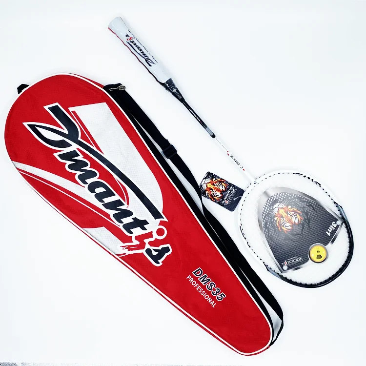 

Бестселлер Ракетка для бадминтона Ракетка для бадминтона из углеродного волокна Графитовая высококачественная с сумкой для занятий спортом на открытом воздухе