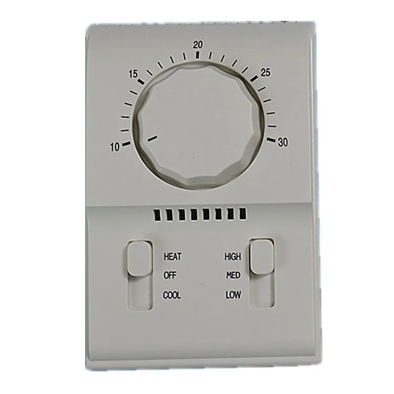 Central air conditioning mechanical temperature controller knob switch panel fan coil unit temperature controller