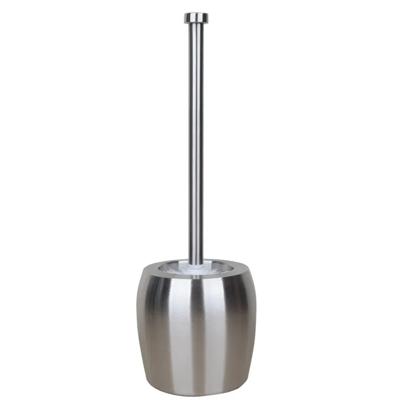 Toilet Brush Holder Bathroom 304 Stainless Steel Nickel Brushed White or Black Bathroom Accessories