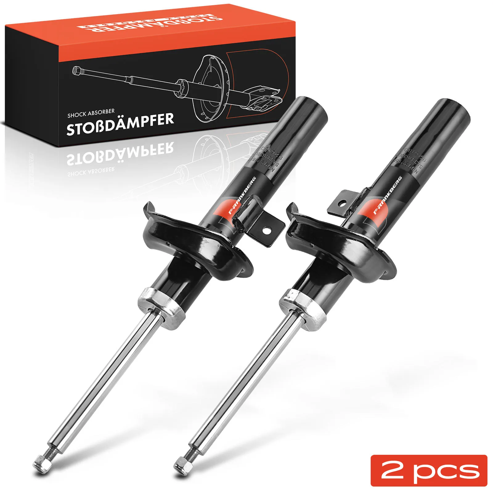 Frankberg 2x Stoßdämpfer Vorderachse für Ford Tourneo Connect Transit Connect P65 P70 P80 2002-2013 2T1418B038CB V4302 290839