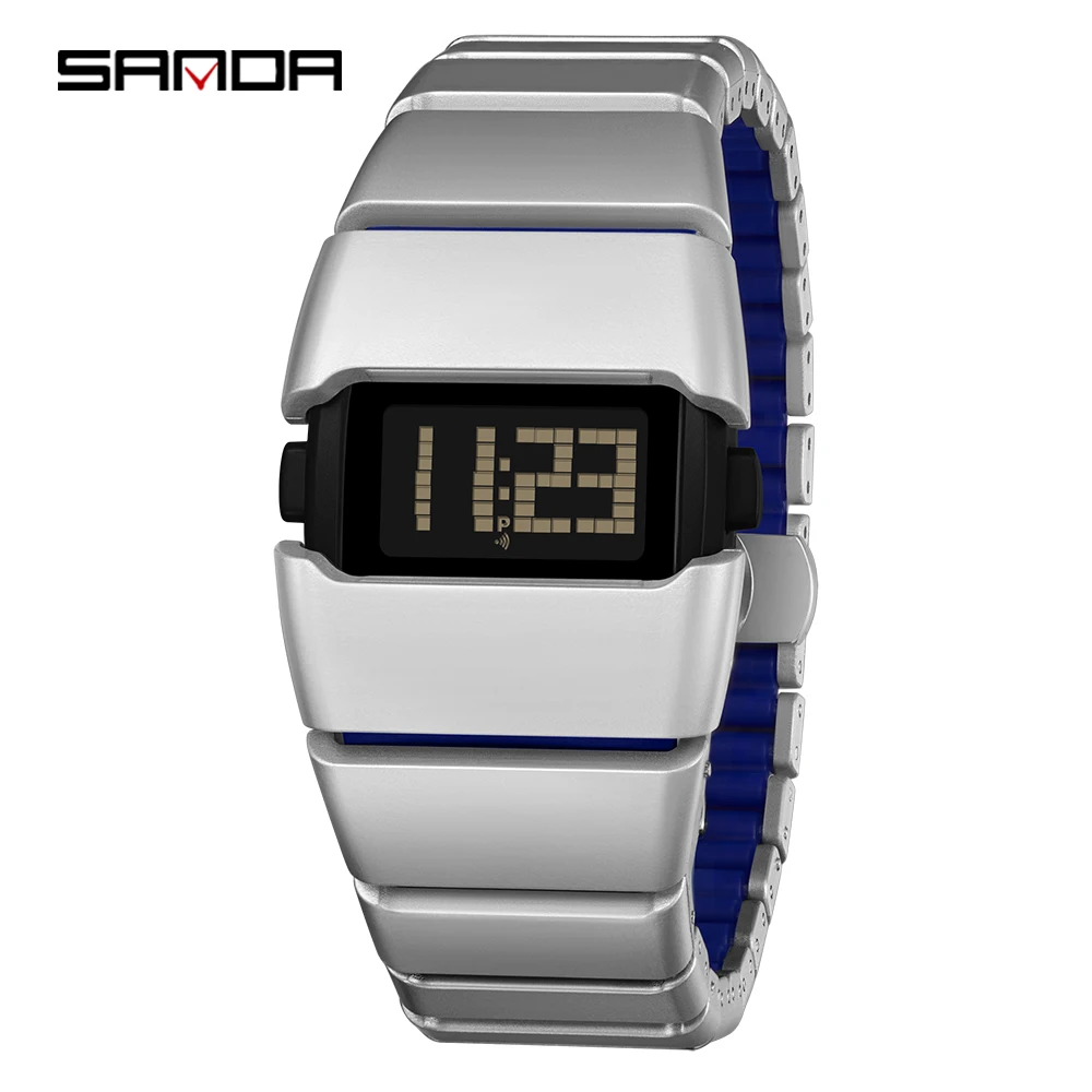 Men's Y2K Retro Electronic Watch, 5ATM Waterproof