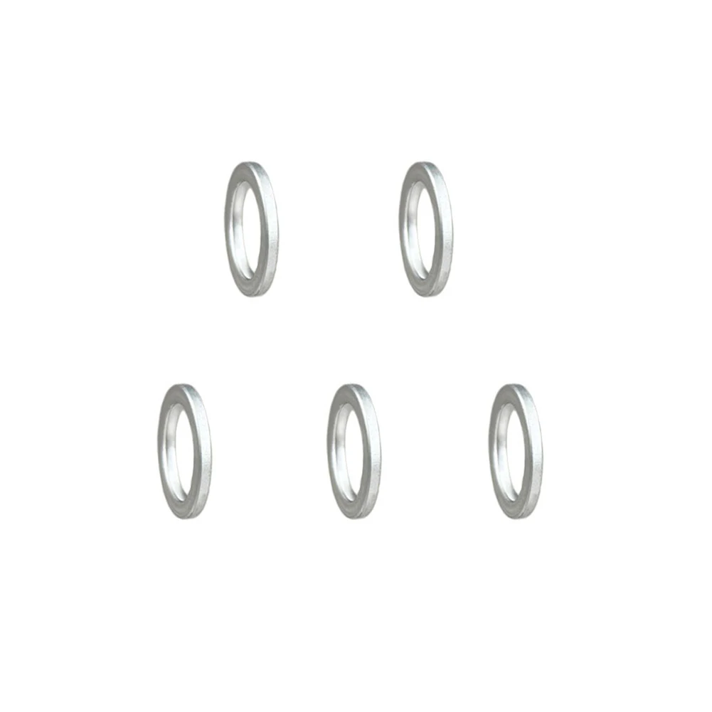 

Bike Bottom Bracket Gasket Spacers 5pcs Aluminum Alloy Crank Set Washers BB Spacer Suitable for Road Mountain Bikes