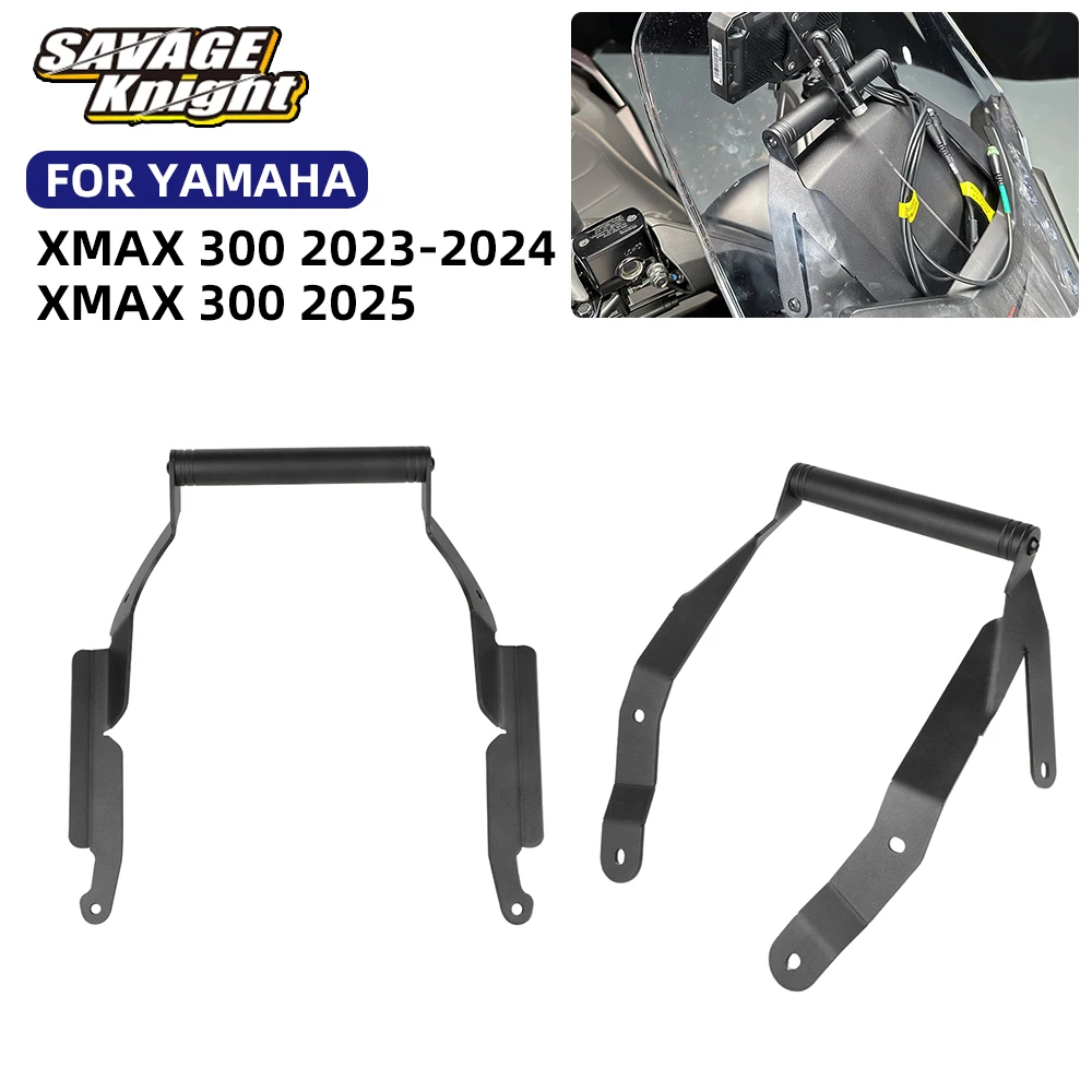 

Motorcycle GPS Navigation Phone Holder Stand Bracket Support For YAMAHA XMAX 300 X-Max300 X MAX 300 Tech Max+ 2023 2024 2025