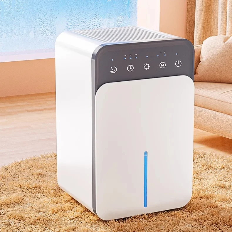 เครื่องลดความชื้น เครื่องลดความชื้นแบบเงียบในครัวเรือน การดูดซึมความชื้นในร่มและการกําจัดความชื้น เครื่องฟอกอากาศขนาดเล็ก สิ่งประดิษฐ์การอบแห้ง