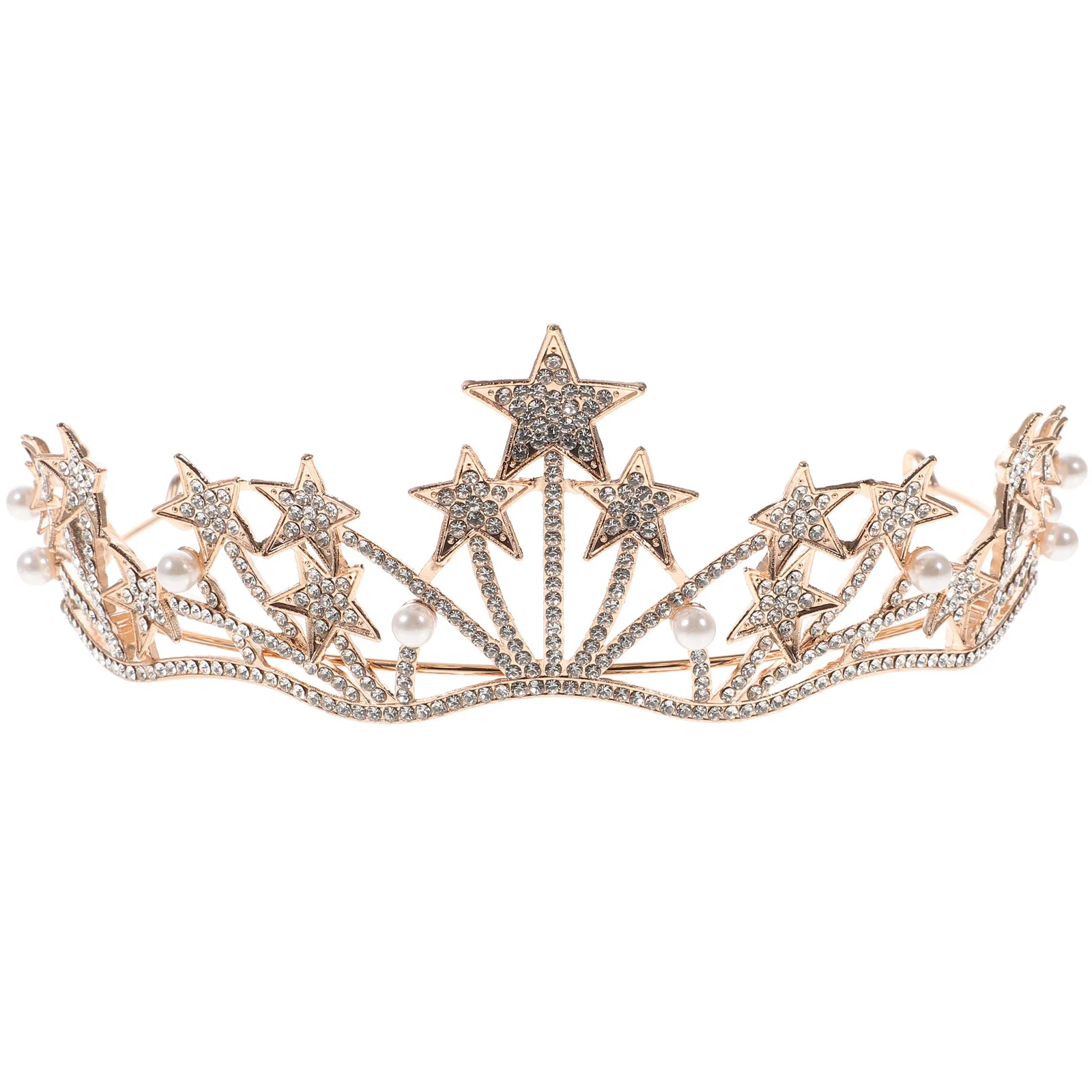 

Exquisite Crystal Studded Headdress Bride Crown for Weddings Dances Celebrations Bride Crown Wedding Headdress