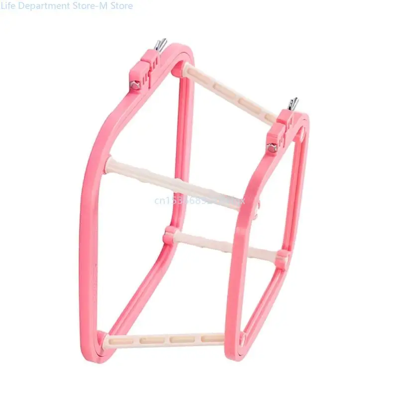 Adjustable Double Layer Embroidery Frame Crosses Stitches Hoop for DIY Craft