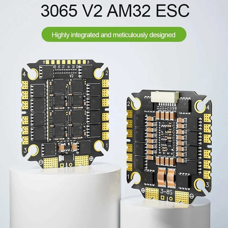 

【BUY NOW】3065AM32 32Bit 65A 4-in-1 ESC 3065 V2 AM32 FPV 4-in-1 ESC 3-8S FPV Cross-Country ESC