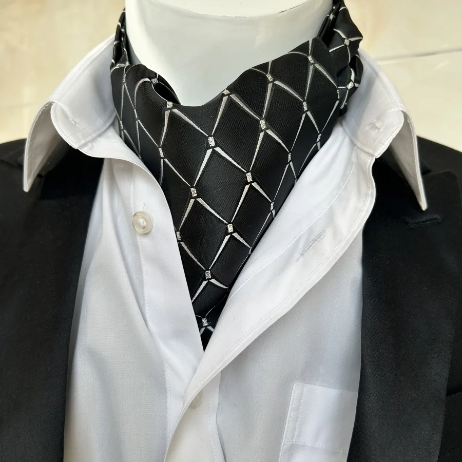 1 men'sbluecashewstyleneckbandissuitablefordressshirtdailypartyuse