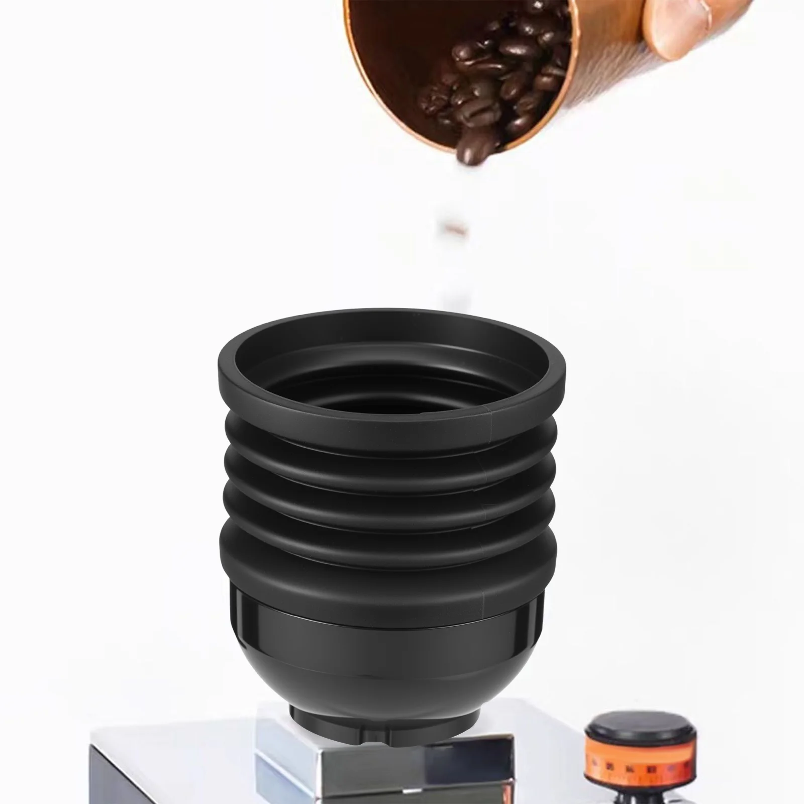 

Silicone Single Dose Hopper Efficient Blowing Bean Bin Convenient Single Can Hopper Protect Bean Mill Component for Eureka