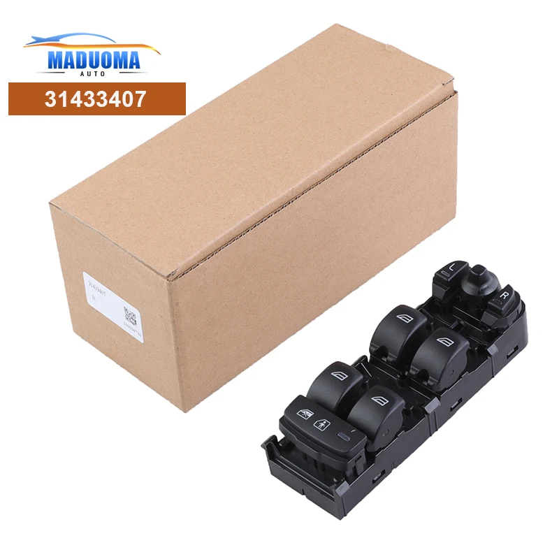 New High Quality Car Accessories Window Switch 31433407 31433406 For Volvo V60 V90 S60 S90 XC60 XC90