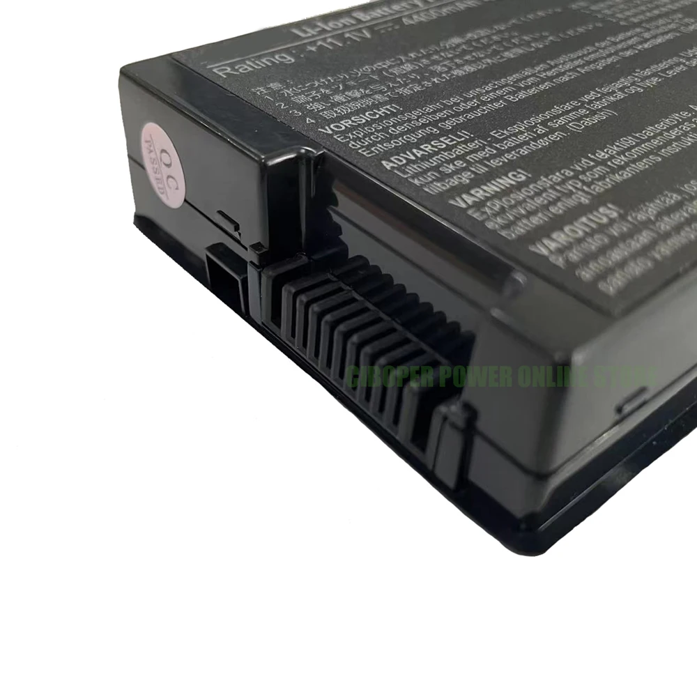 CP Original Laptop Battery A32-F80 11.1V 48Wh/4400mAh For A32-F80A A32-F80H F8 F80 F80H F80L F81 F83 F50 N80 N81 X61 X82 X83 X80