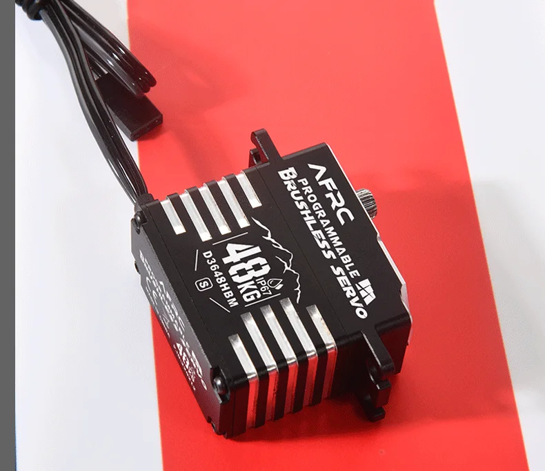 2 Stück Hochdrehmoment AFRC Programmierbares Smart Brushless Servo Kit für 1/5 1/8 Maßstab RC Autos On/Off Road 42KG 25KG 48KG – Detail 16