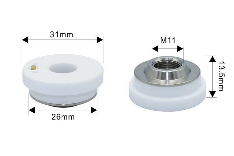 

NSM KT XB P0595-94097 Dia.31mm M11 Fiber Laser Ceramic For Precitec ProCutter 2.0 Laser Head